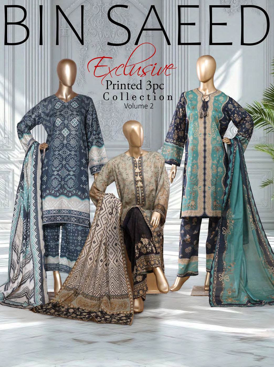 Bin Saeed Luxury Printed 3PC Collection