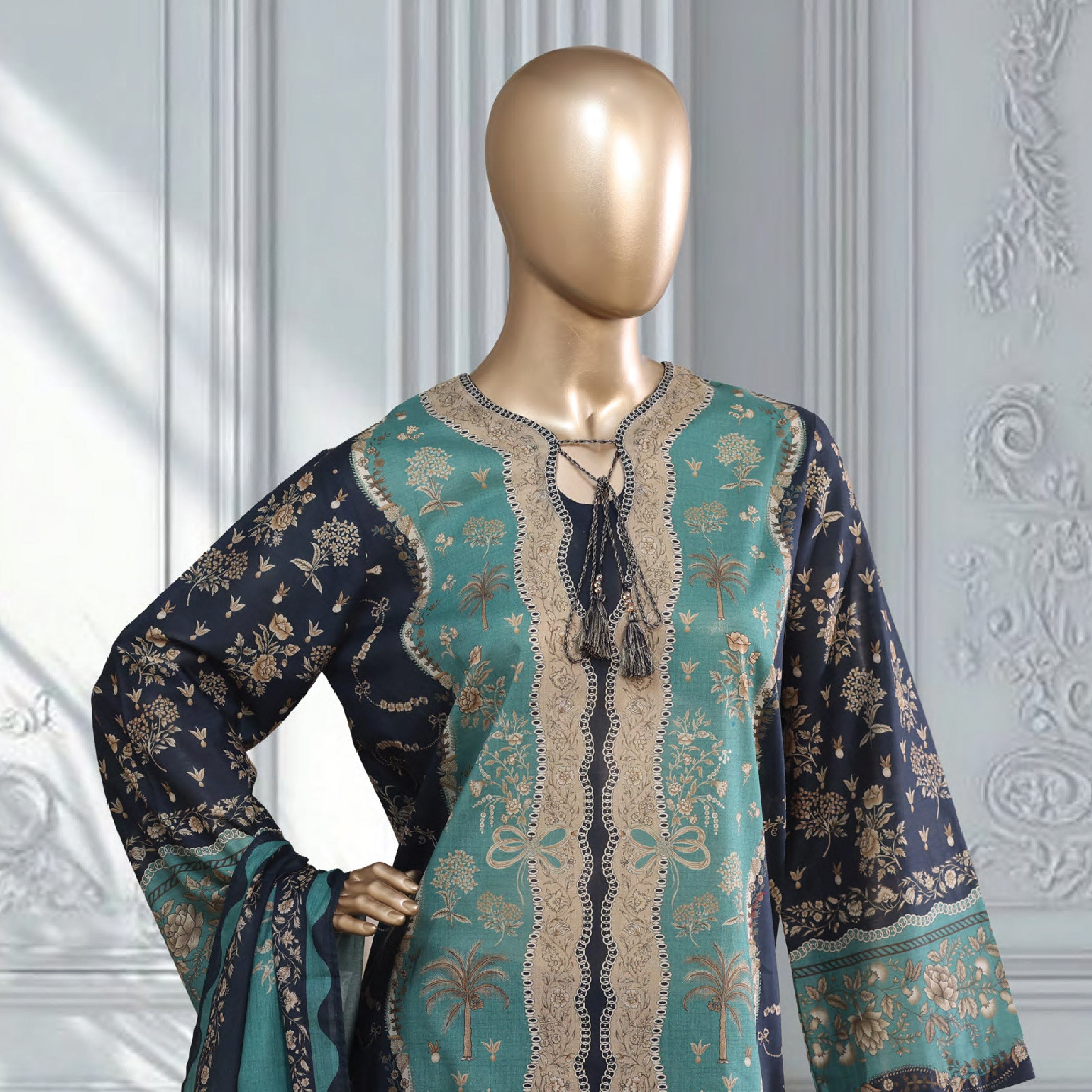 Bin Saeed Printed 3PC Collection Set 3