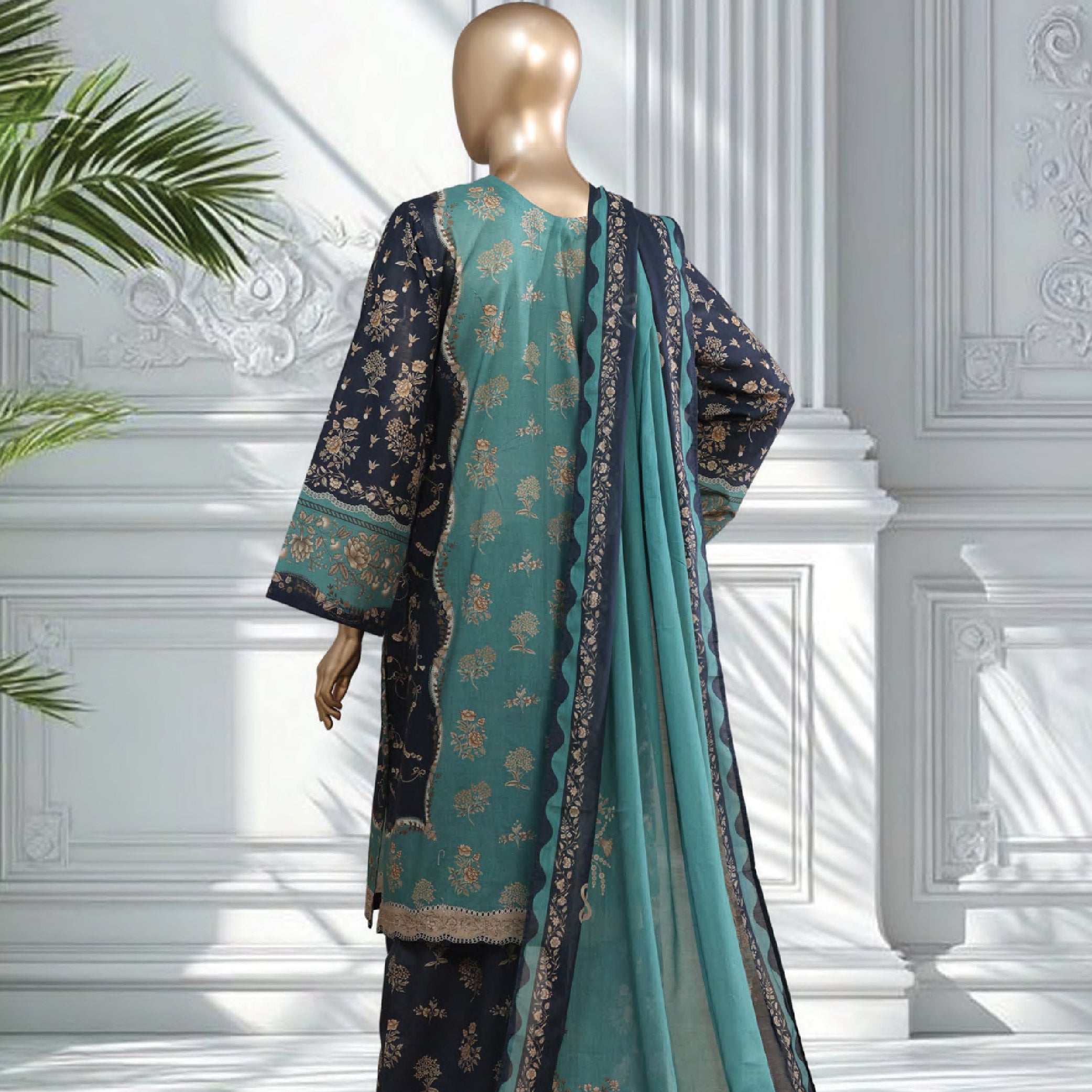 Bin Saeed Printed 3PC Collection Set 3
