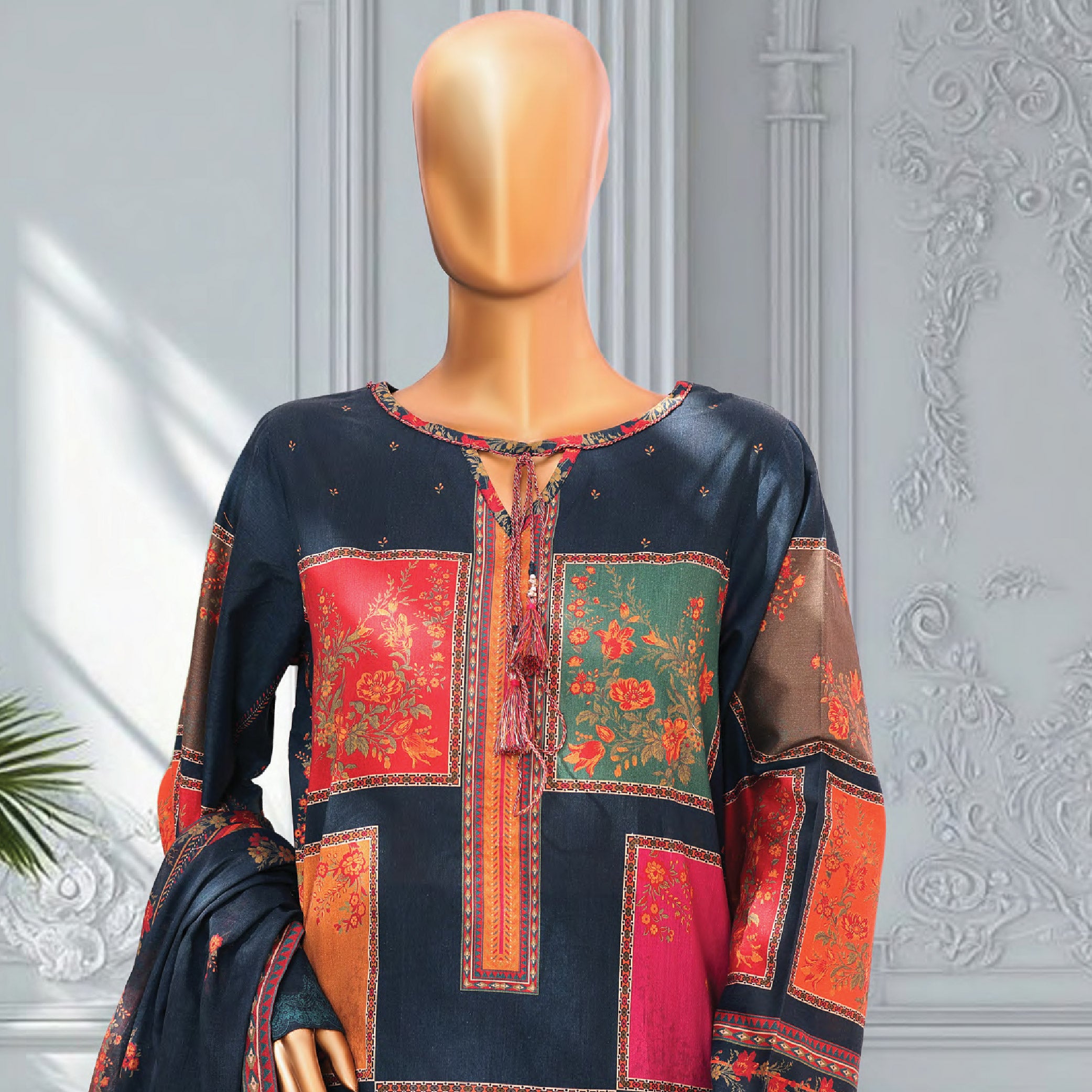 Bin Saeed Printed 3PC Collection Set 4