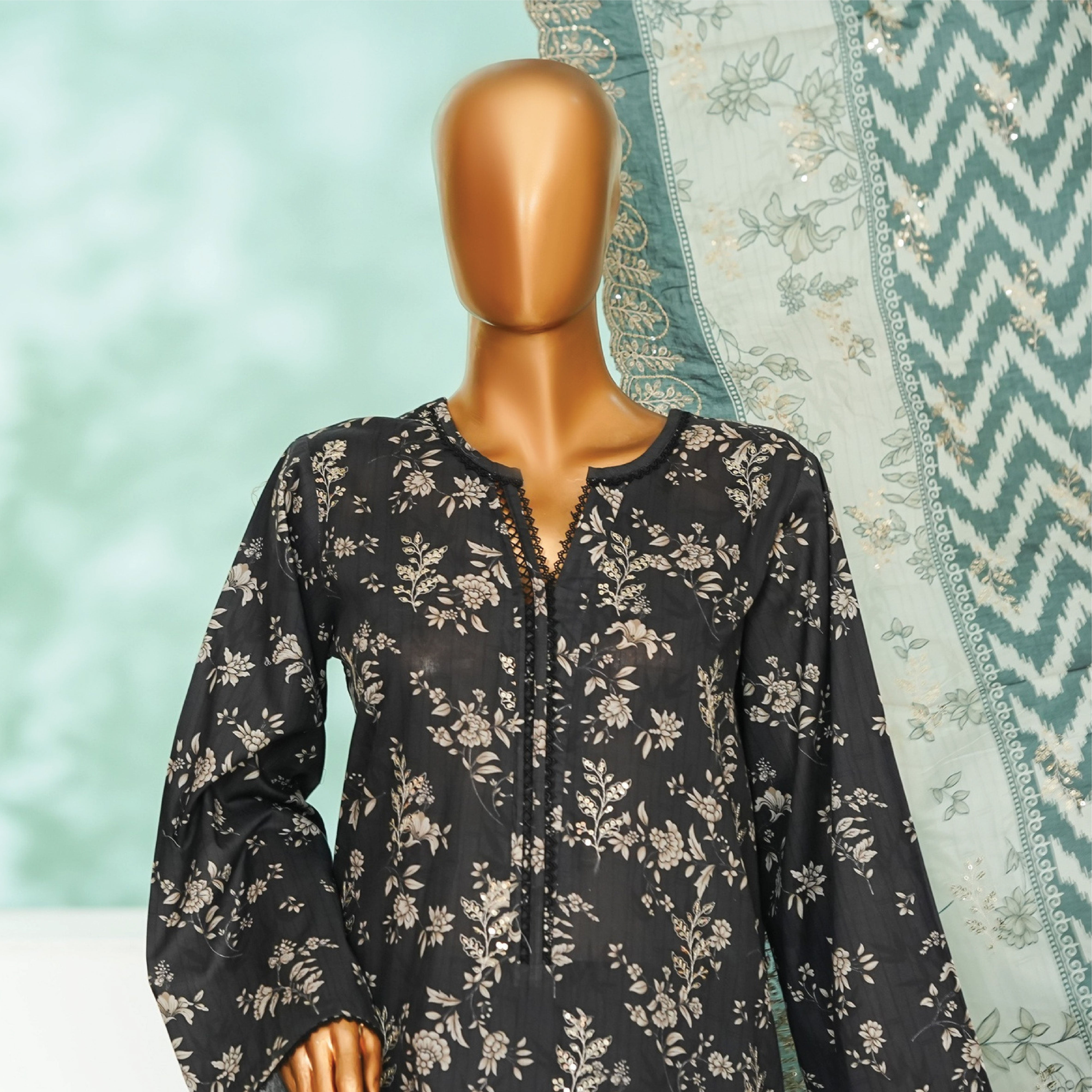 Artful Embroidery Celebration - Pakistani designer suits india