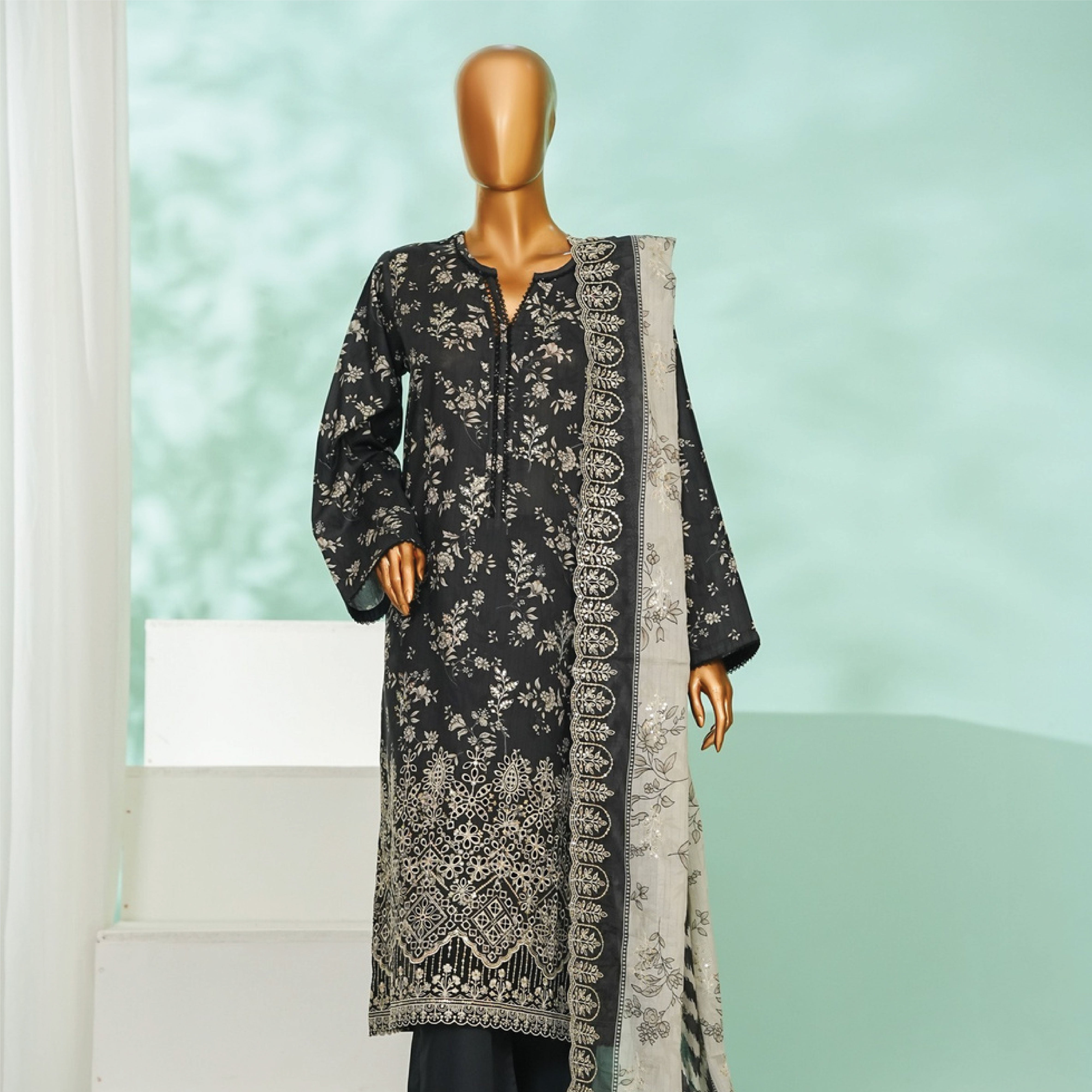 Artful Embroidery Celebration - Pakistani designer suits india