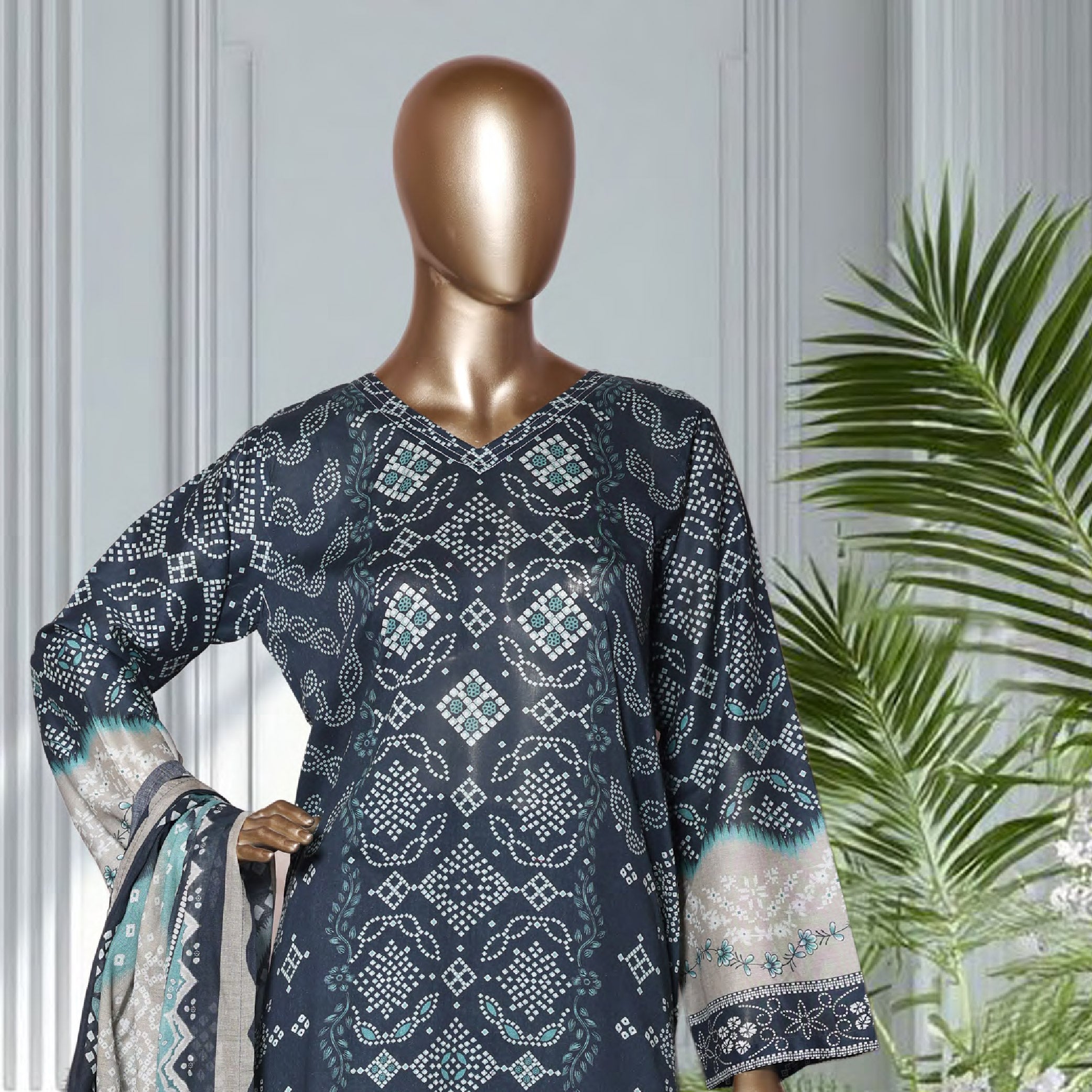 Bin Saeed Printed 3PC Collection Set 5