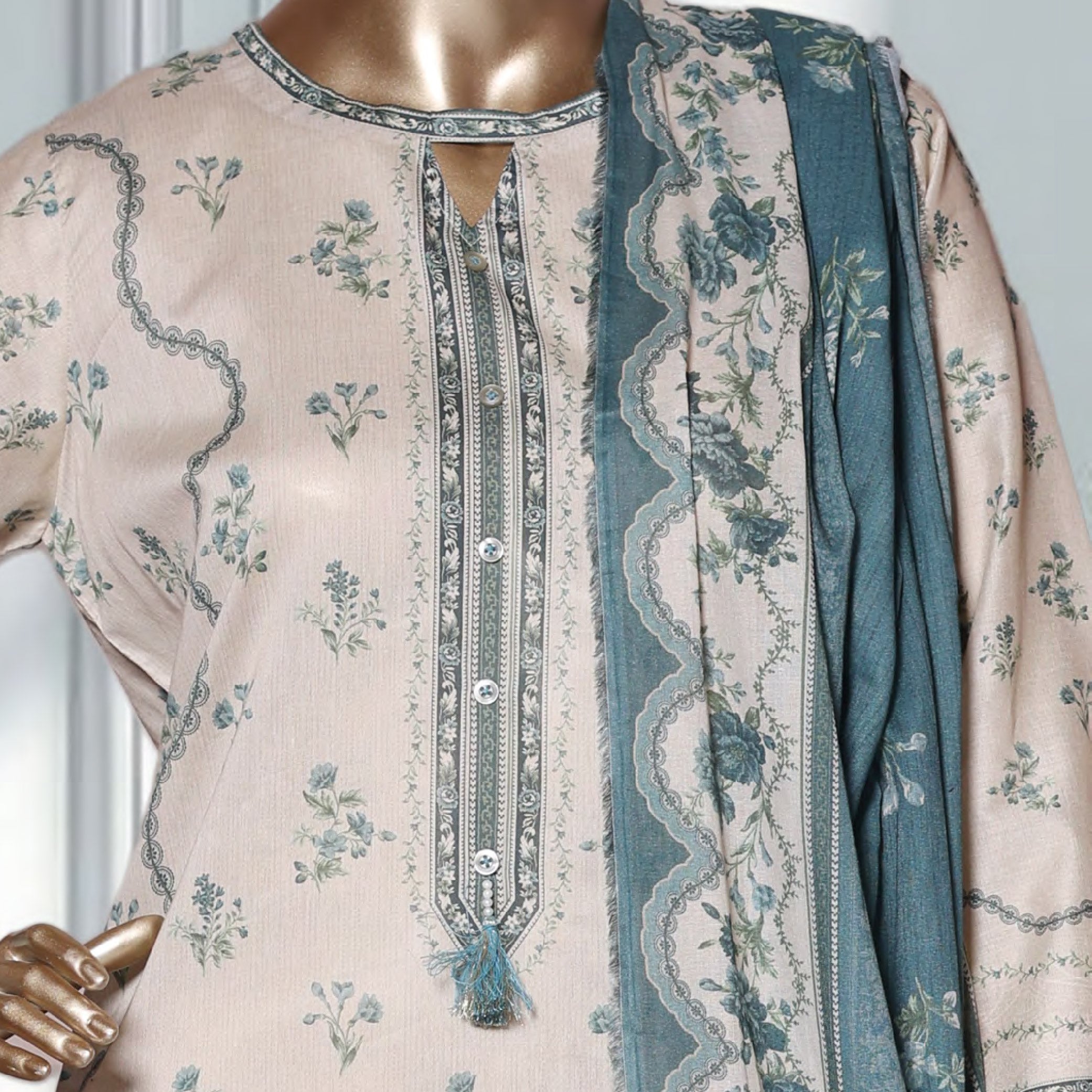 Bin Saeed Printed 3PC Collection Set 6