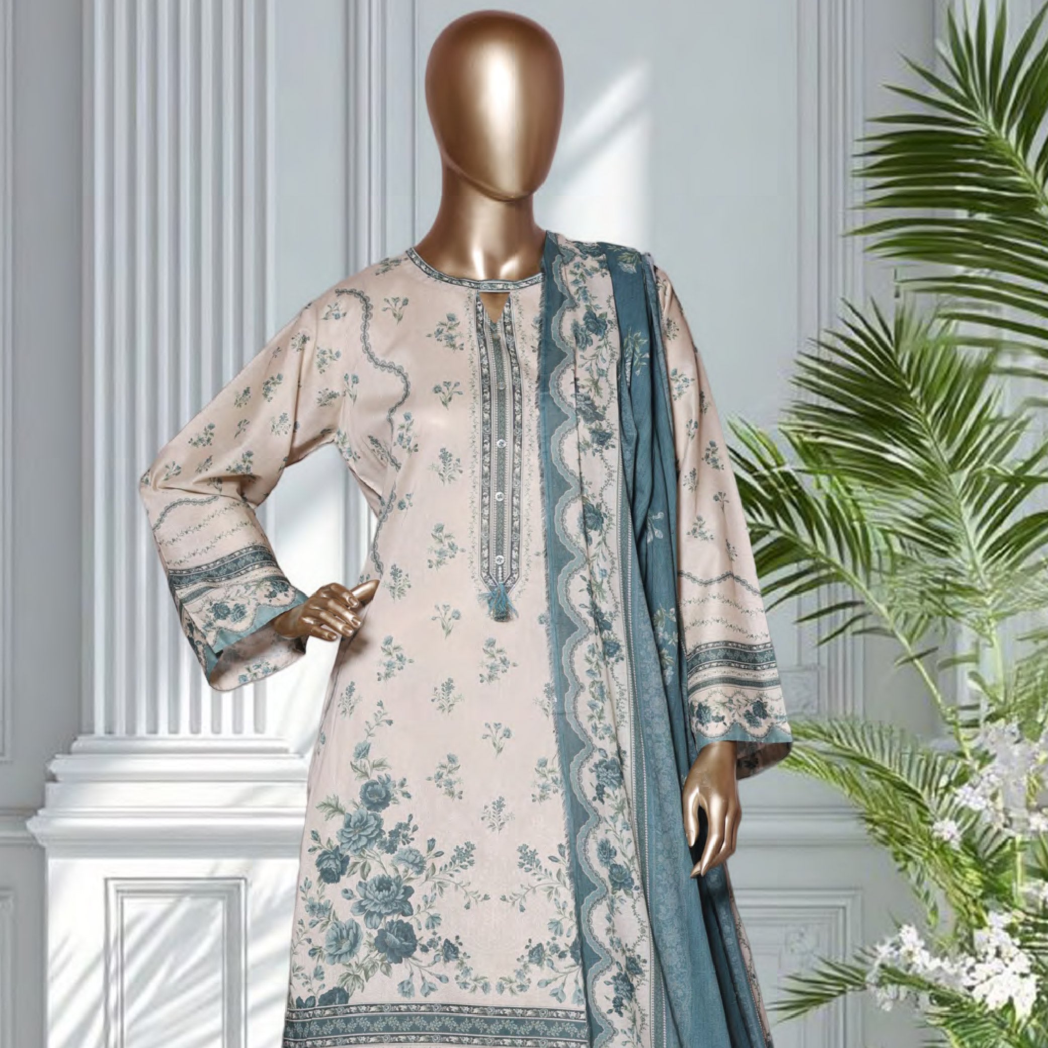 Bin Saeed Printed 3PC Collection Set 6