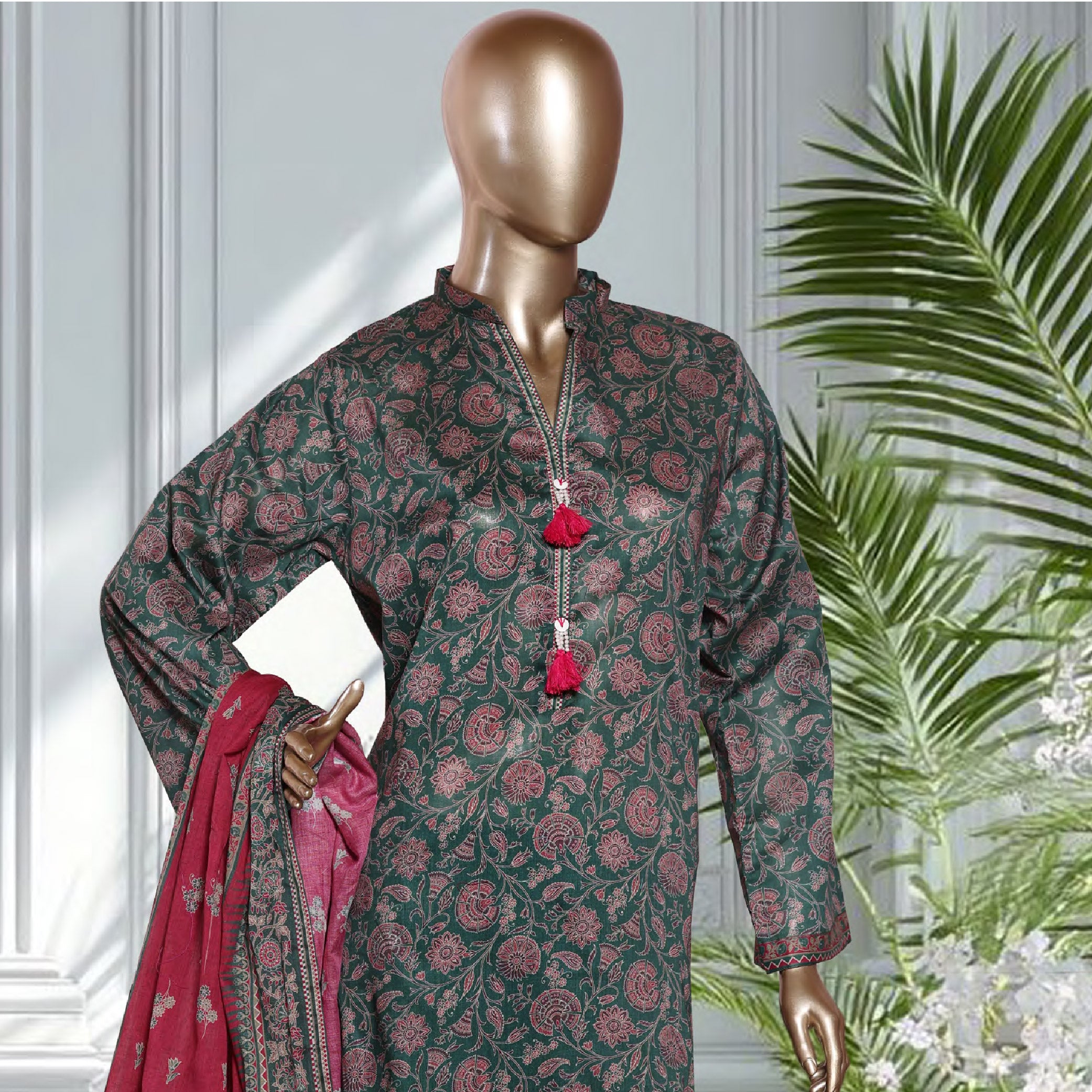 Bin Saeed Printed 3PC Collection Set 2