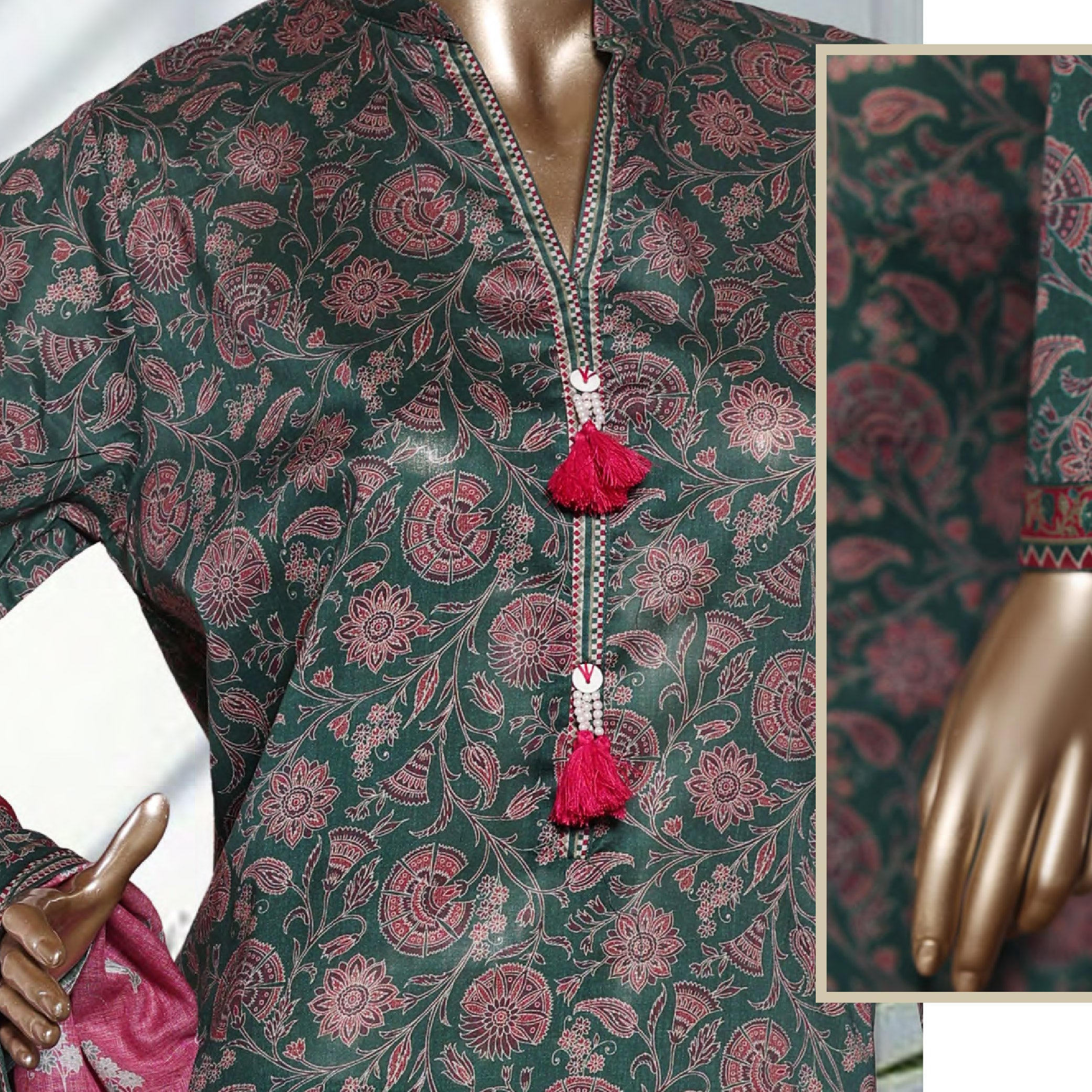 Bin Saeed Printed 3PC Collection Set 2