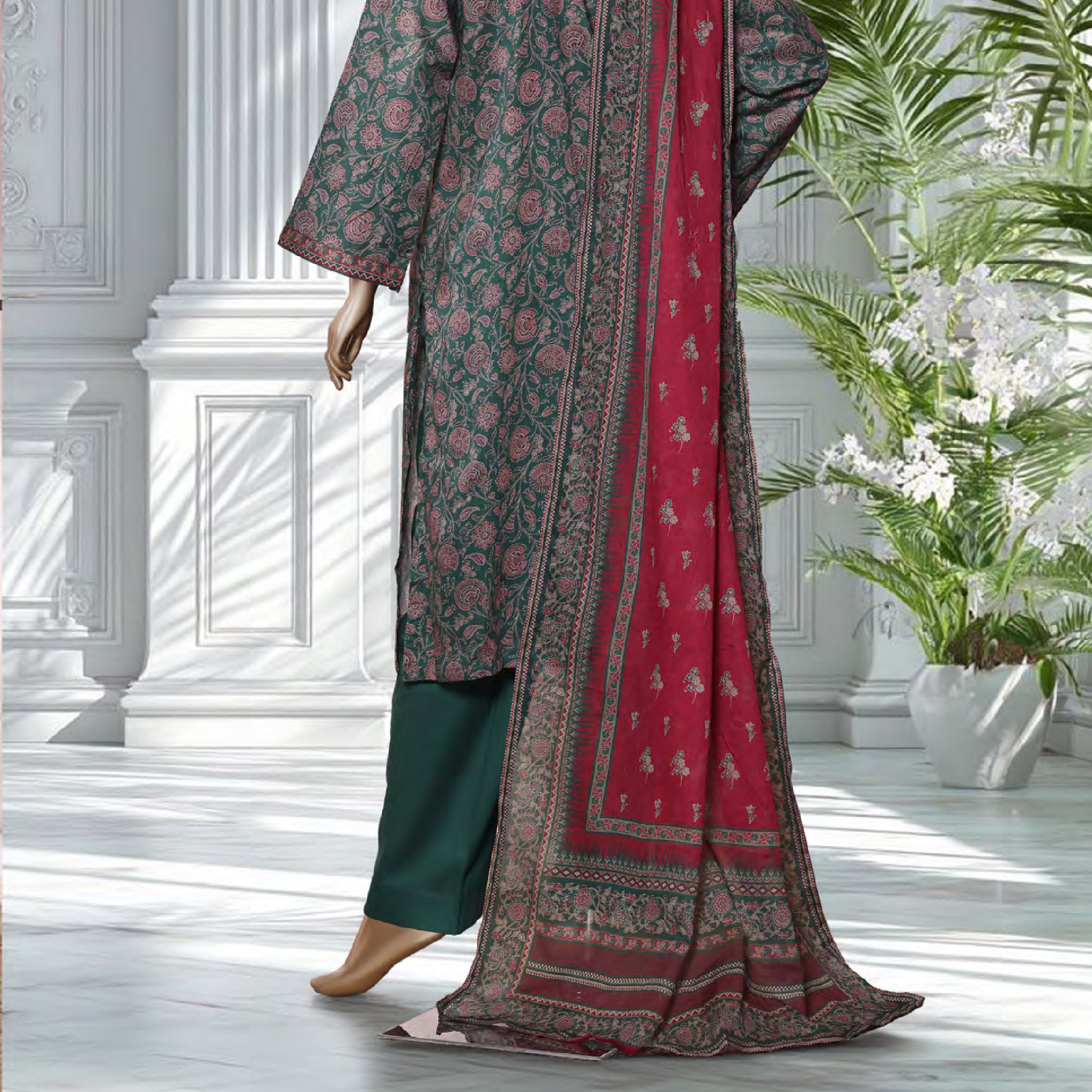 Bin Saeed Printed 3PC Collection Set 2