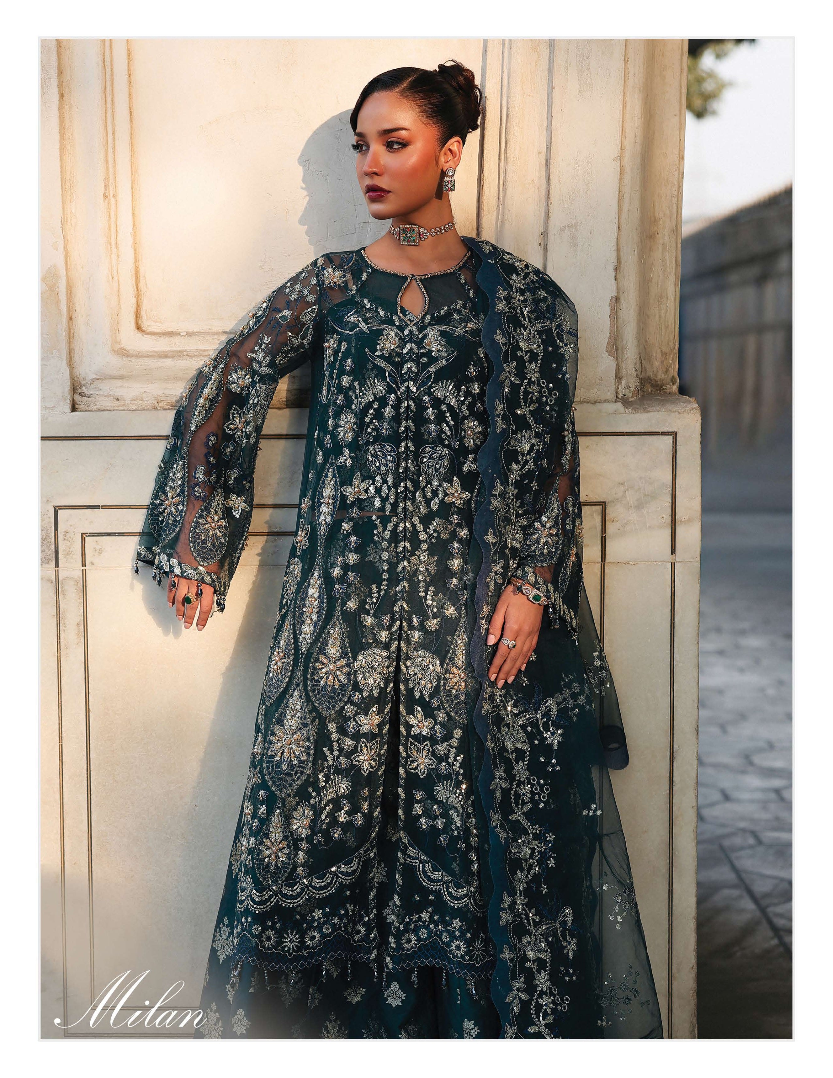AL-4263 (Milan) - Pakistani lawn suits Dubai
